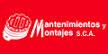 Horario de apertura Mantenimientos y Montajes, S.C.A., Huelva