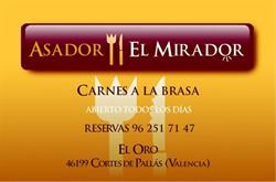 Horario de apertura Asador El Mirador, El Oro