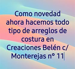 Horario de apertura Creaciones Belen, Ronda