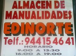 Horario de apertura Edinorte Manualidades, Sodupe