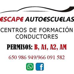 Horario de apertura Escape Autoescuelas S.l.u, Elche