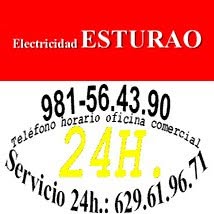 Horario de apertura Electricidad Esturao Santiago de Compostela, 