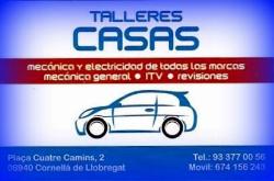Horario de apertura TALLERES CASAS Taller mecánico multimarca, Cornellà de Llobregat