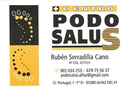 Horario de apertura Podologo Alfaz - Centro Podosalus, L'Alfàs del Pi