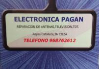 ELECTRÓNICA PAGÁN en Cieza (Murcia) - Horario de apertura