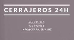 Horario de apertura Cerrajero Barcelona 24 Horas, 