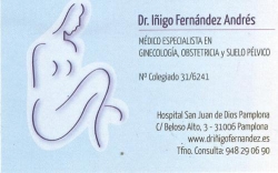 Horario de apertura Iñigo Fernández, Pamplona