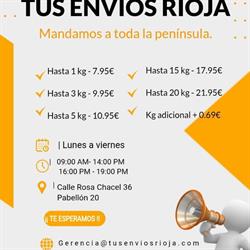 Horario de apertura Tus Envíos Rioja, Logroño