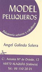 Horario de apertura Model Peluqueros Ángel Galindo, Alaquàs