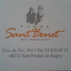 Horario de apertura Fonda Sant Benet s.c.p., Sant Fruitos de Bages