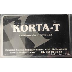Horario de apertura Peluquería Korta-t, Errenteria