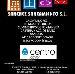 Horario de apertura Sanchez saneamiento s.l., Murcia