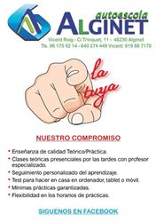 Horario de apertura Autoescola alginet C.b, Alginet