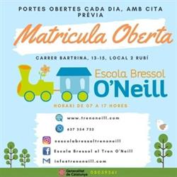 Horario de apertura Escola Bressol Tren O'Neill, Rubí