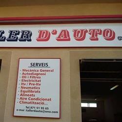 Horario de apertura Taller d'auto, Lloseta