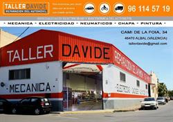 Horario de apertura Taller Davide, Albal