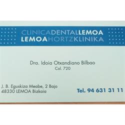 Horario de apertura Clínica Dental Lemoa, Intzuntza