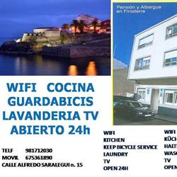 Horario de apertura Albergue Fin da Terra e do Camiño, Fisterra
