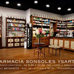 Horario de apertura Farmacia Lda Sonsoles Ysart, Ponferrada