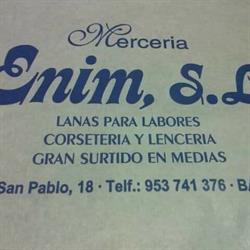 Horario de apertura Merceria enim S.L., Baeza