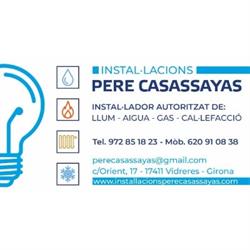 Horario de apertura Installacions Pere Casassayas, Vidreres