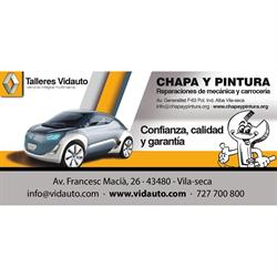 Horario de apertura Taller Chapa y Pintura Vidauto, Vila-Seca