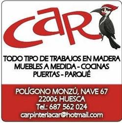 Horario de apertura Carpintería Car, Huesca