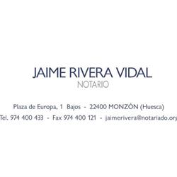 Horario de apertura Notaría de Don Jaime Rivera Vidal, Monzón