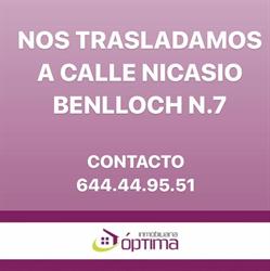 Horario de apertura Inmobiliaria Óptima Benicalap, Valencia