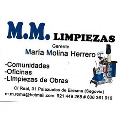 Horario de apertura M.M. Limpiezas, Palazuelos de Eresma