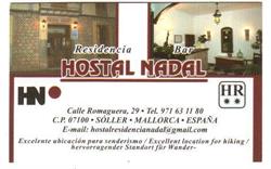 Horario de apertura Hostal Nadal Sóller, 