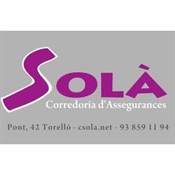 Horario de apertura Assegurances Corredoría F. Solá S.L., Torelló