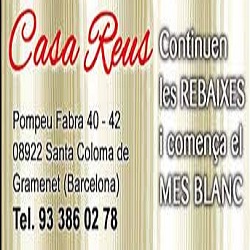Horario de apertura Teixits Casa Reus, Santa Coloma de Gramenet