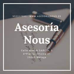 Horario de apertura Asesoría Nous, Málaga