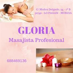 Horario de apertura Gloria Masajista Profesional, Lo Pagán