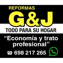 Horario de apertura Reformas G&J, Barañain