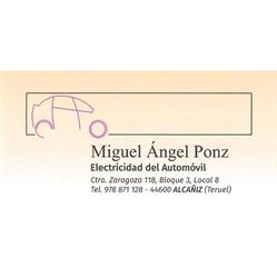 Horario de apertura ELECTRICIDAD DEL AUTOMOVIL MIGUEL ANGEL PONZ FERRER, Alcañiz