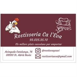 Horario de apertura Rostissería Ca l'Eva, Sant Adria de Besos