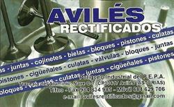 Horario de apertura Avilés Rectificados,
