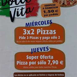 Horario de apertura Dolce Vita Pizzeria, Tarancón