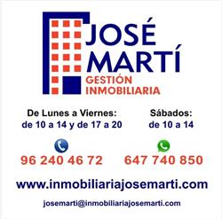 Horario de apertura Inmobiliaria José Martí en Alzira, 