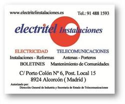 Horario de apertura ELECTRITEL INSTALACIONES, Alcorcón