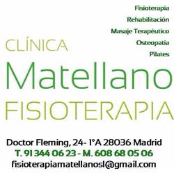 Matellano Fisioterapia en Madrid (Chamartín) - Horario de apertura