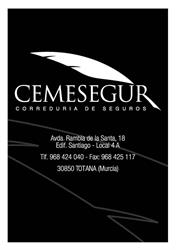 Horario de apertura Cemesegur S.L., Totana