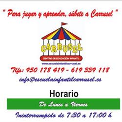 Horario de apertura Carrusel, Roquetas de Mar