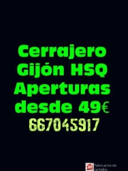 Horario de apertura Cerrajeros 24 Horas Gijón HSQ, 