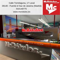 Horario de apertura McRótulos, Fuente El Saz de Jarama