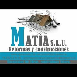 Horario de apertura Reformas Y Construcciones Matia, Dueñas