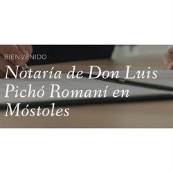 Horario de apertura Notaría Móstoles Luis Pichó Romaní,