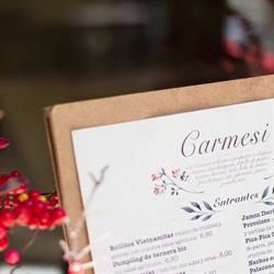 Horario de apertura Restaurante Carmesí - Cocina fusión, sana y casera, Barcelona